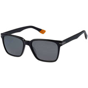 Botaniq Sharp Angular Rectangle Sunglasses - Black