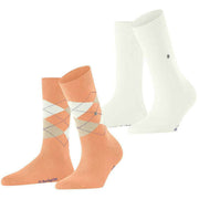 Burlington Everyday Mix 2-Pack Socks - Peach Orange