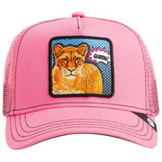 Goorin Bros Pop Art Queen Lion Trucker Hat - Pink/Blue