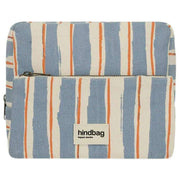 Hindbag Alix Extra Large Toiletry Bag - Orange/Blue Stripes