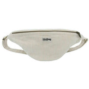 Hindbag Sasha Large Velvet Bum Bag - Cream