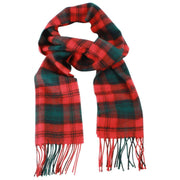 Ingles Buchan Kerr Lambswool Scarf - Red/Green/Black