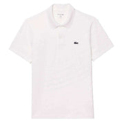 Lacoste Regular Fit Cotton Blend Knit Polo - White