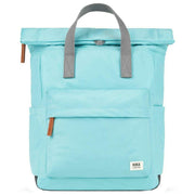 Roka Canfield B Medium Recycled Nylon Backpack - Aquatic Awe Blue