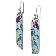 Ti2 Titanium Lobster Drop Earrings - Yellow