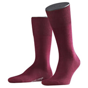 Falke Barolo Airport Midcalf Socks - Burgundy