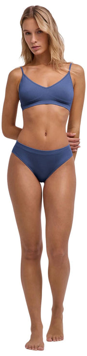 Falke Daily Seamless Thong - Captain Blue