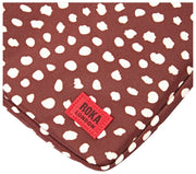 Roka Brick Lane Recycled Canvas Laptop Case - Brown Spot