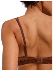 Falke Delicate Touch Triangle Bralette - Deer Brown