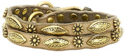 Campomaggi Siena Stud Leather Chain Belt - Ice Beige