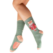 powder-cosy-fox-glitter-ankle-socks---green-34480444