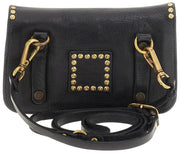 Campomaggi Gloria Pochette Stud Crossbody Bag - Black
