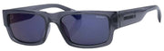 Superdry 90s Inspired Shallow Eye Soft Rectangular Sunglasses - Grey