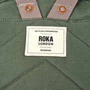 Roka Hampton Small Cotton Canvas Backpack - Willow Green