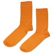 Bassin and Brown 5 Pack Plain Bamboo Socks - Red/Yellow/Sea Green/Blue/Mustard