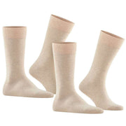 Falke Happy 2 Pack Socks - Sand Mel Beige
