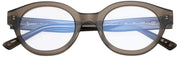 MessyWeekend Frost Blue Light Reading Glasses - Clear/Olive Green