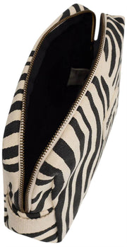 Hindbag Leon Toiletry Bag - Ecru Zebra
