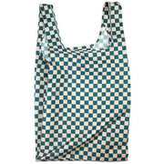 kind-bag-london-xl-reusable-bag---checkerboard-tealbeige-33689006