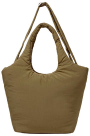 Roka Oxford Medium Taslon Shoulder Bag - Moss Brown