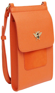 Alice Wheeler London Mini Bloomsbury Crossbody Bag - Orange