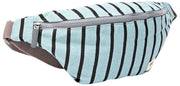 Roka Mill Hill Cotton Canvas Bum Bag - Blue Stripe