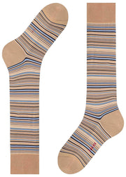 Falke Microblock Knee High Socks - Sesame Beige