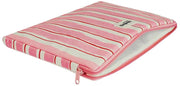 Hindbag Ava Small 13inch Laptop Case - Red/Pink Stripes