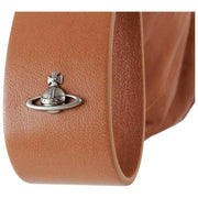 vivienne-westwood-agnes-supple-leather-small-shoulder-bag---honey-browndark-silver-35905089