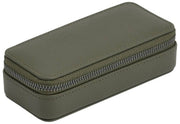 Stackers Zipped Medium Travel Jewellery Box - Olive Green