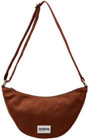 Hindbag Andrea Half Moon Bag - Chocolate Brown