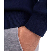 falke-pure-cashmere-v-neck-sweater---space-blue-35073096