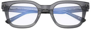 MessyWeekend Ozzy Blue Light Reading Glasses - Clear/Ash Grey