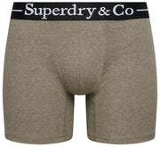 Superdry & Co Triple Pack Trunks - Brown Marl/Brown Grit/Tan Marl