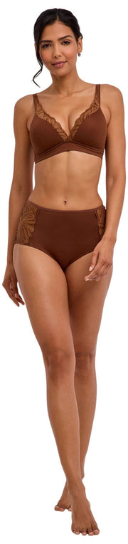 Falke Delicate Touch Mid Waist Briefs - Deer Brown