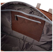 Roka Gatwick Medium Recycled Canvas Duffle Bag - Chocolate Brown