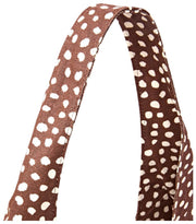 Roka Hoxton Large Cotton Canvas Shoulder Bag - Brown Spot