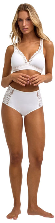 Falke Delicate Touch High Apex Bra - Ivory