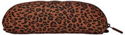 Roka Tate Small Cotton Canvas Pouch - Mini Leopard Brown