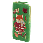 powder-cosy-fox-velvet-sunglasses-pouch---fern-green-34477409