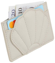 Stackers Shell Card Holder - Oatmeal Cream