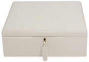 Stackers Luxury Medium Photo Jewellery Box - Oatmeal Cream