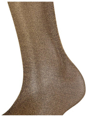 Falke Glitter 30 Denier Knee High Socks - Black/Gold