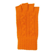 dents-fingerless-cable-knit-gloves---pumpkin-orange-34477691
