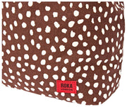 Roka Hoxton Large Cotton Canvas Shoulder Bag - Brown Spot