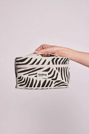 Hindbag Gaspard Vanity Bag - Zebra Cream