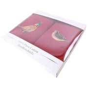 david-van-hagen-game-birds-2-pack-handkerchief---burgundy-33688611