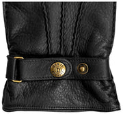 Dents Whitchurch Deerskin Leather Gloves - Black