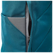 Roka Finchley Medium Recycled Canvas Backpack - Deep Teal Blue