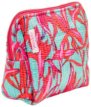 Elie Beaumont Serendipity Velvet Vanity Bag - Coral Lily Pink